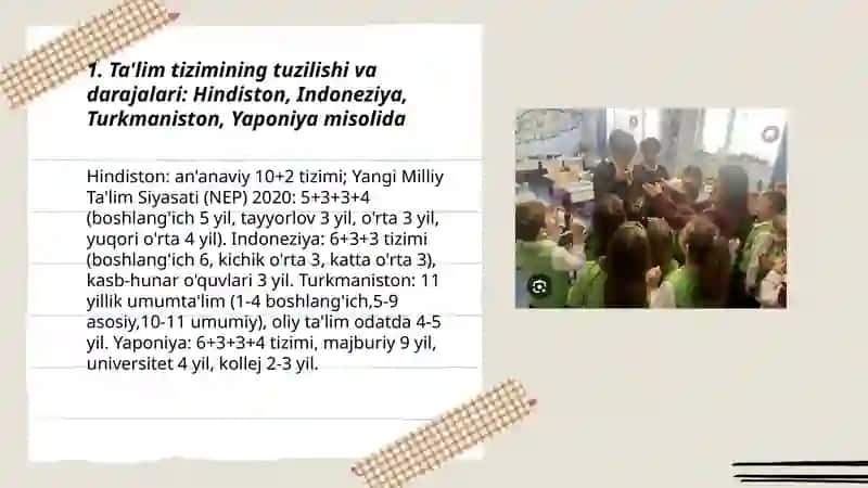 Ta'lim - tarbiya jarayonining o'ziga xos xususiyatlari 3