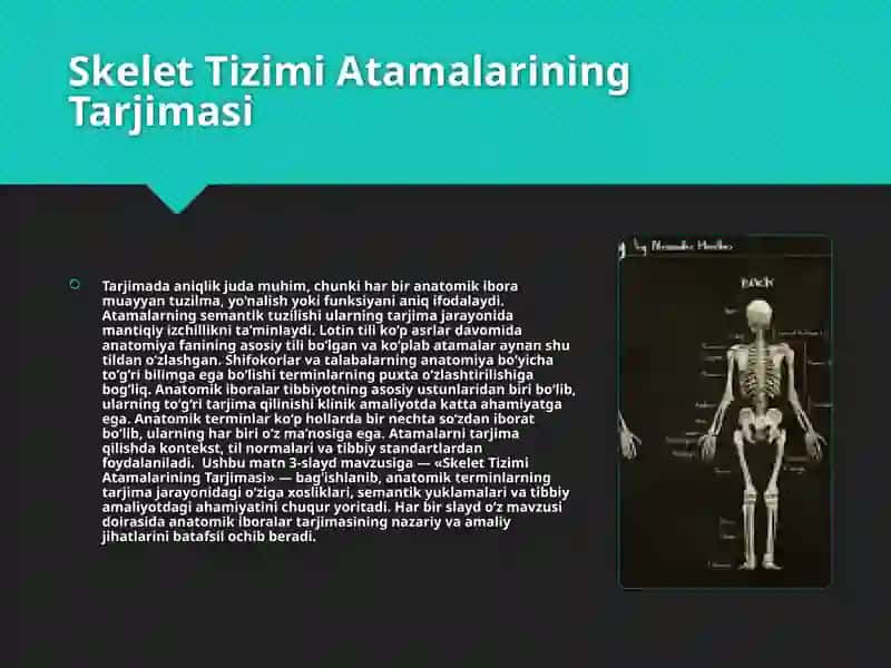 Anatomik terminologiyaning tarjima asoslari 3