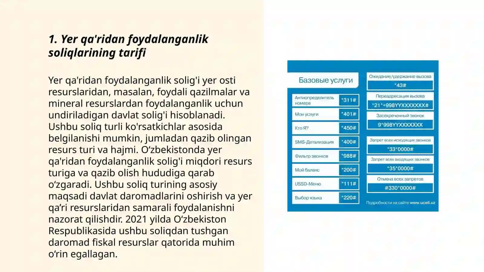 Yer qa'ridan foydalanganlik uchun soliq 3