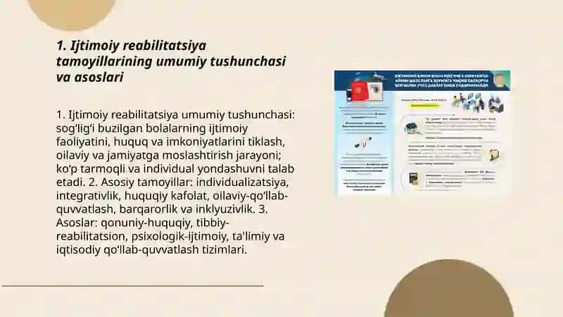 Salomatligida muammosi mavjud bolalarni ijtimoiy reabilitatsiya qilish tamoyillari 3