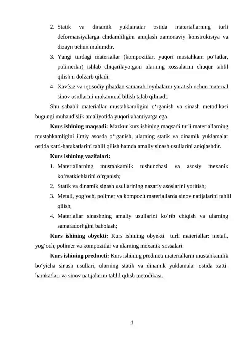 Materriallar deformatsiyasining tajriba asosida aniqlanishi 3