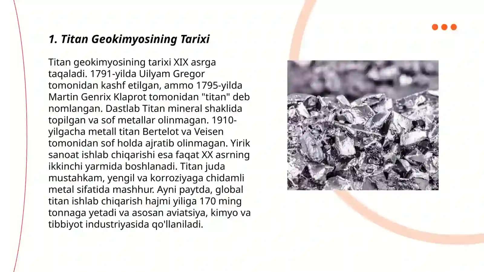 Titan Geokimyosi 3