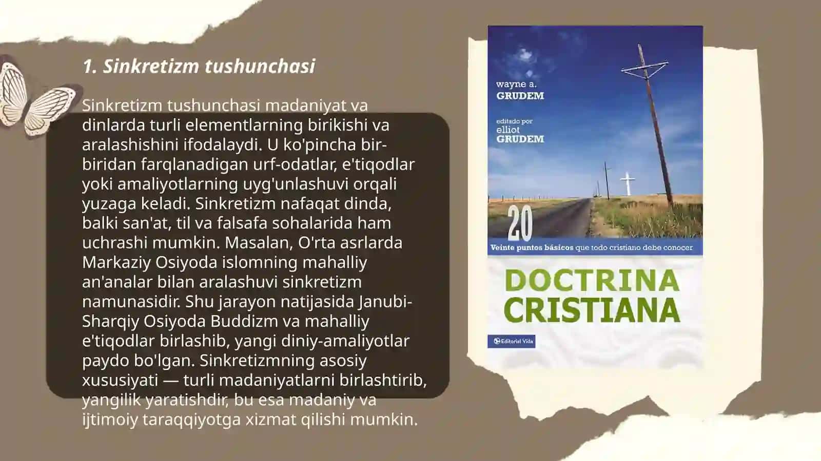 Islom va bowqa diniy aqidalar sinkretlashivu natijasida shakllangan diniy taʼlimot 3