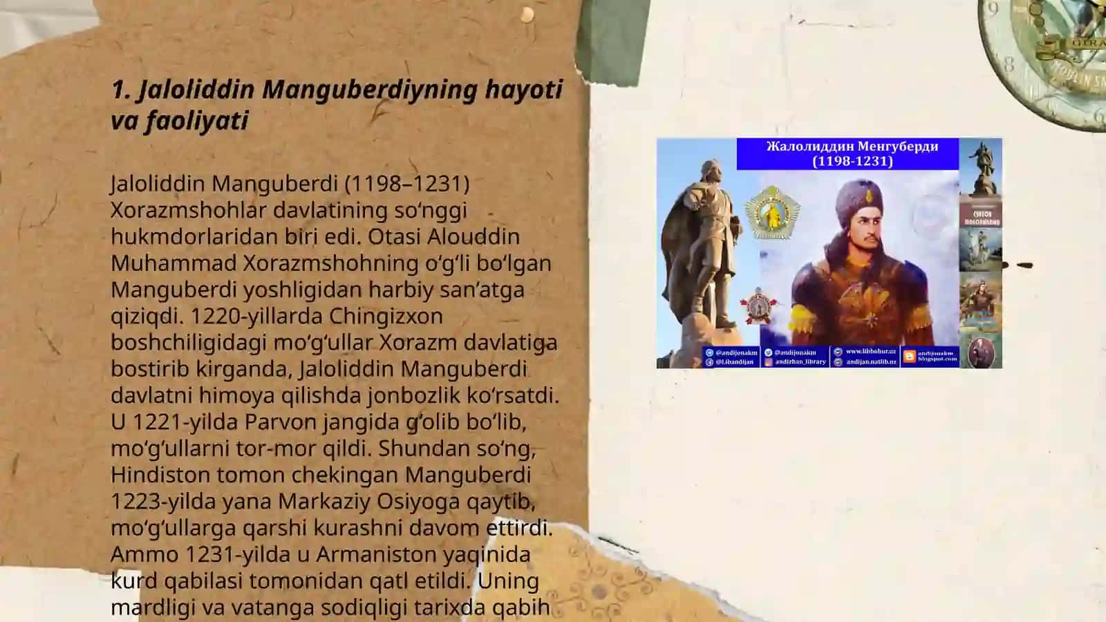 Jaloliddin Manguberdi Vatan himoyachisi 3