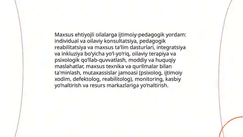 Oilaga ijtimoiy pedagogik yordam shakillari 3
