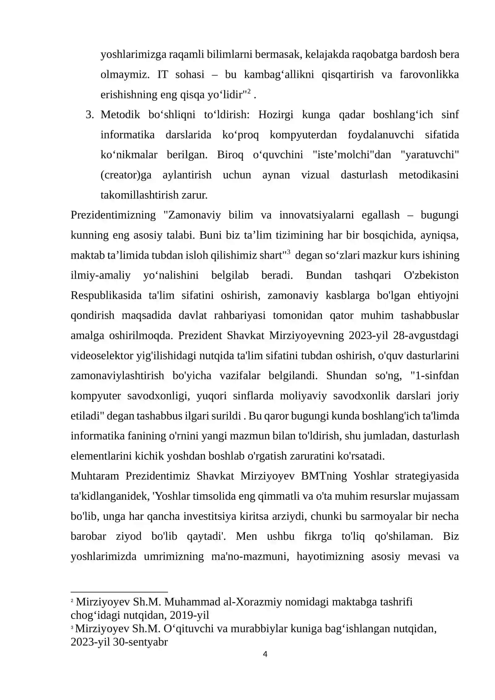 Dasturlashni boshlang'ich bosqichda o'qitish 3