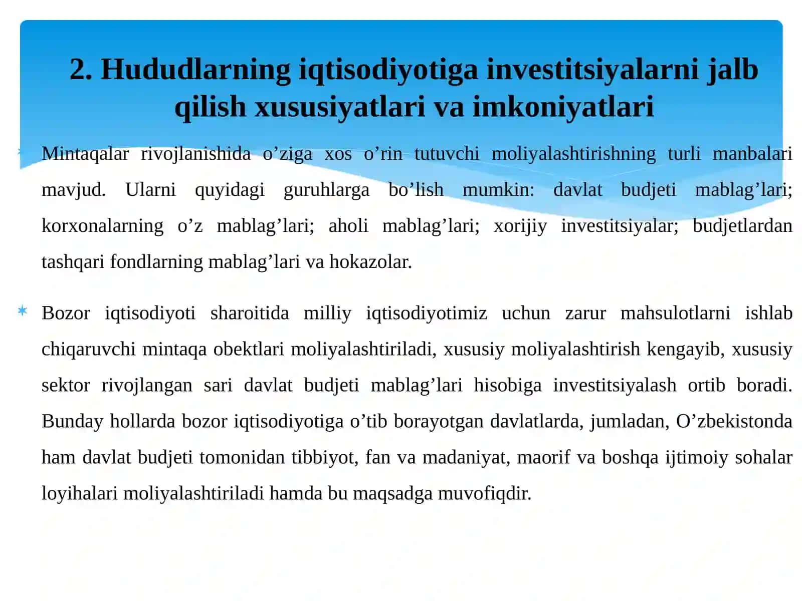 Davlatning mintaqaviy siyosati va hududlar rivojlanishining istiqbollari 3