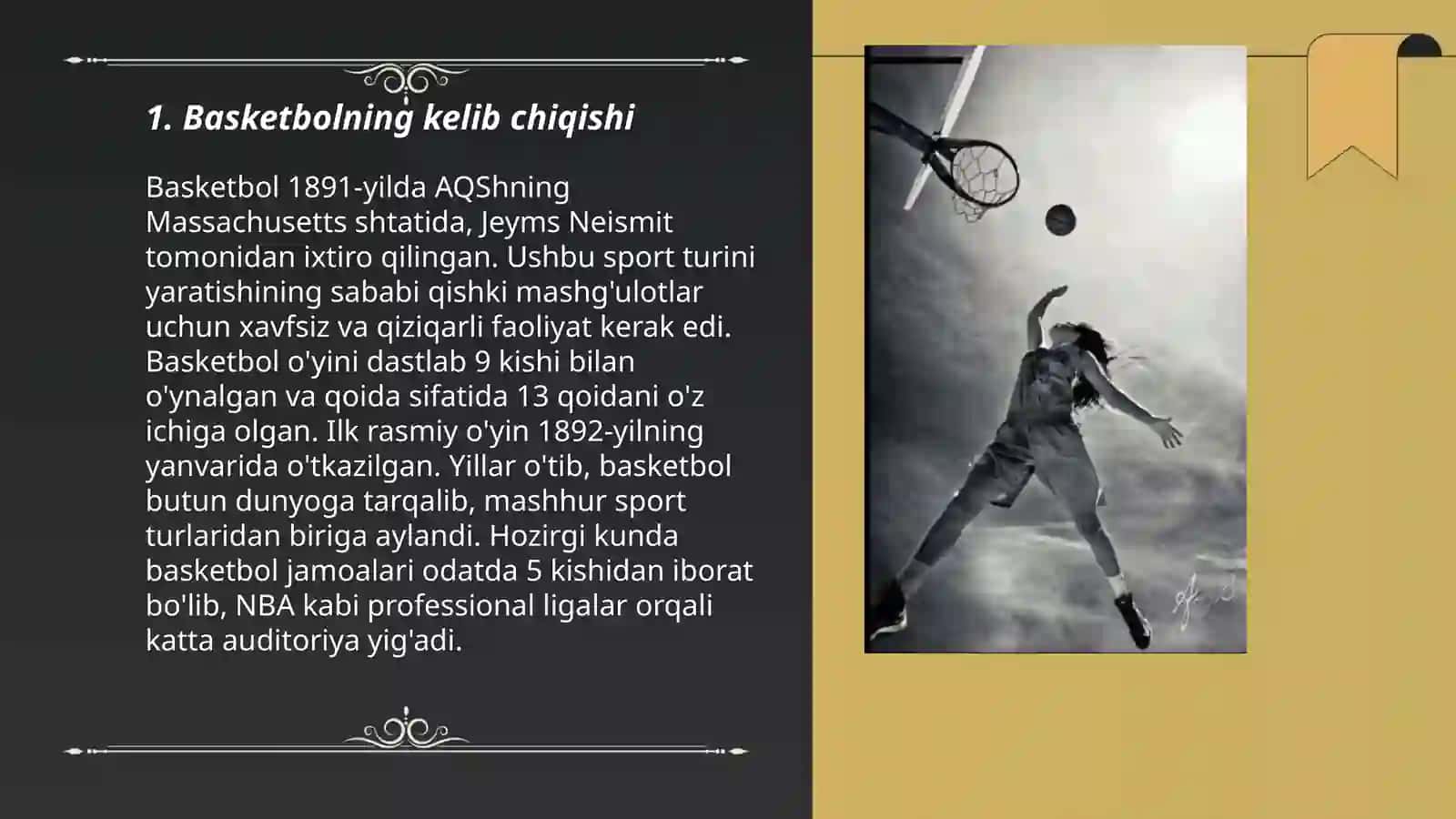 Basketbol-tarix va qoidalar 3