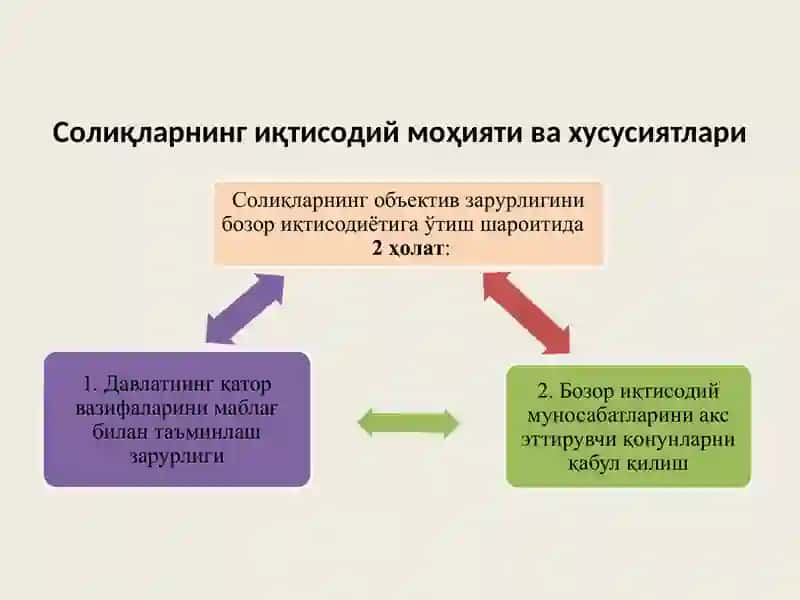 Солиқларнинг иқтисодий моҳияти ва объектив зарурлиги 3