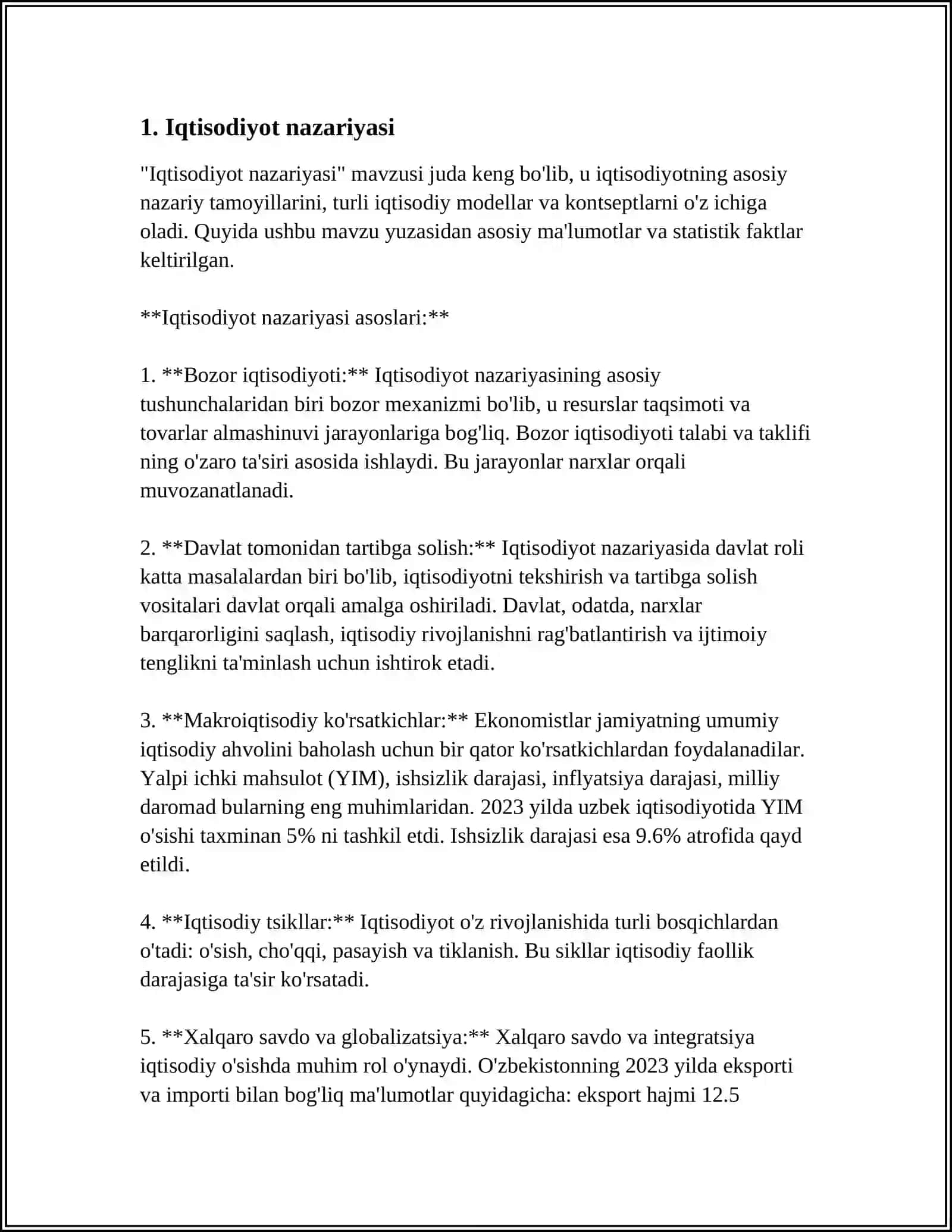 URGANCH RANCH TEXNOLOGIYA UNIVERSITETI IQTISODIYOT KAFEDRASI 3