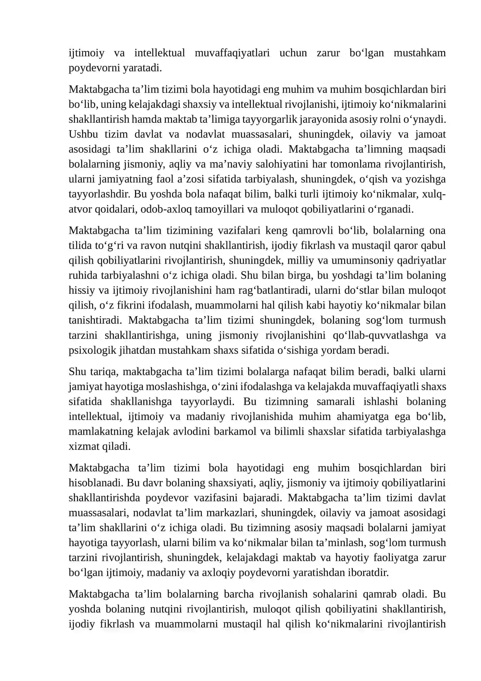 Maktabgacha ta’lim tizimi va chet tillar o‘qitishning dolzarbligi 3