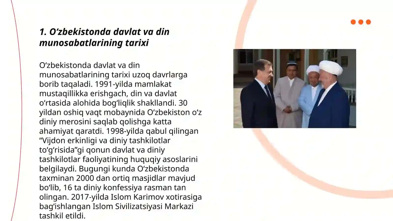 Oʻzbekistonda davlat va din munosabatlari 3