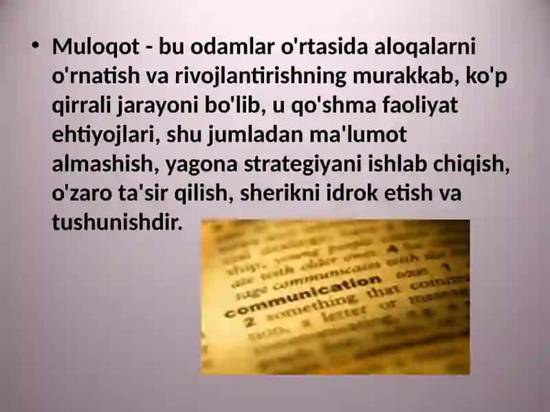 Muloqot 3