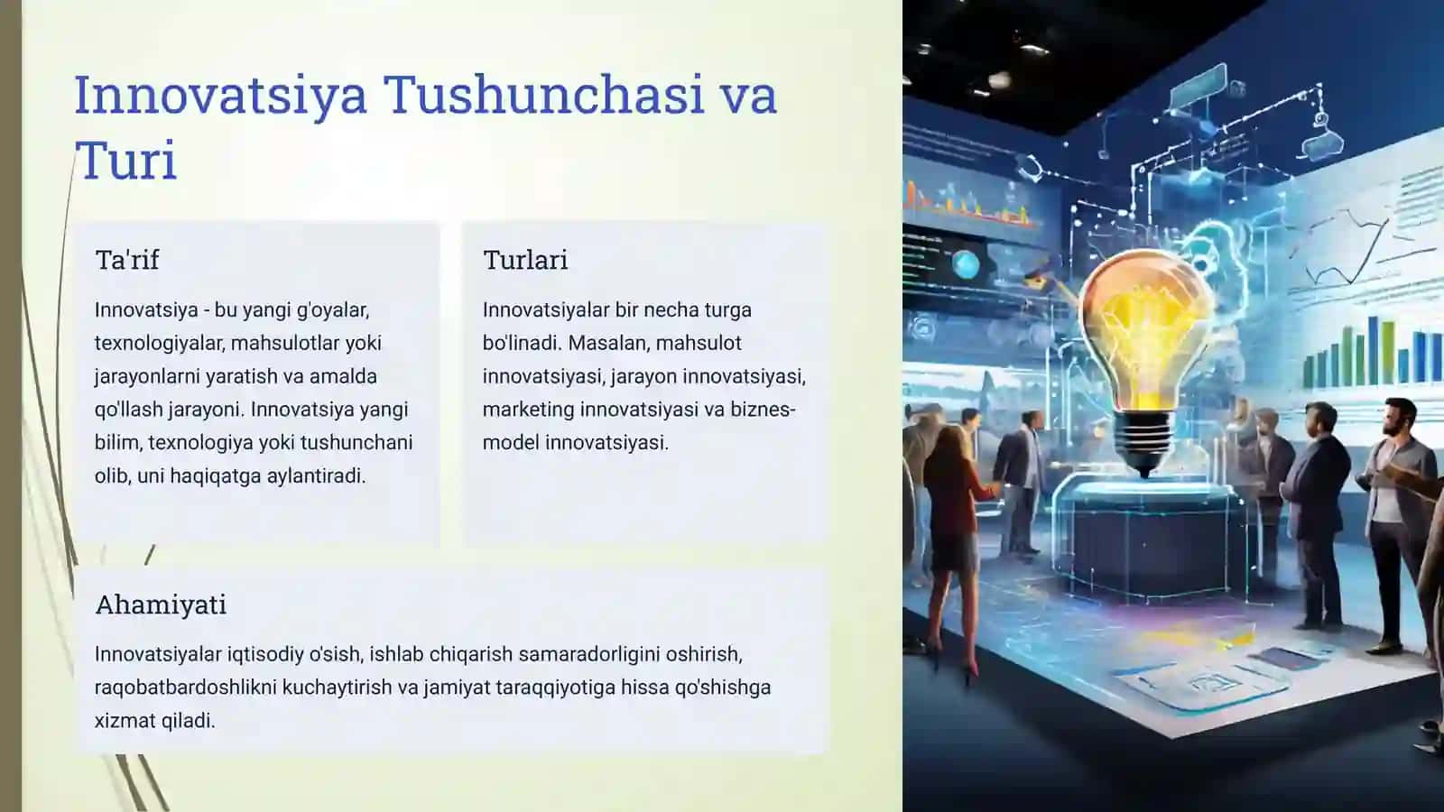 Innovatsiya Tushunchasi va Turi 3