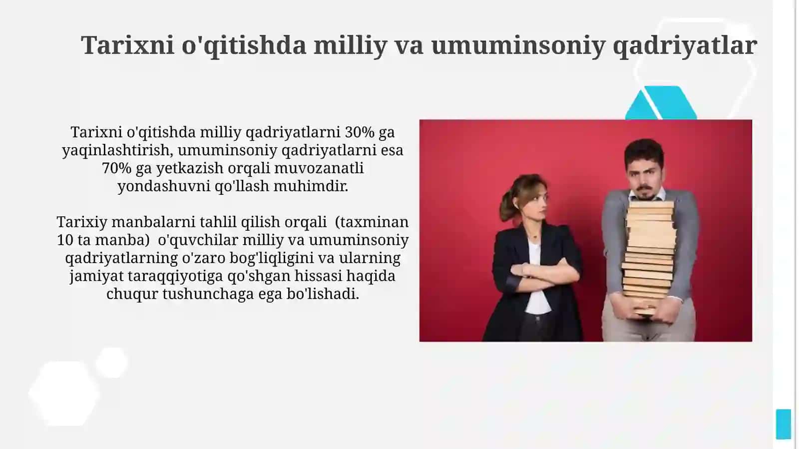 Tarix fanini o'qitishning tarbiyaviy masalalari 3