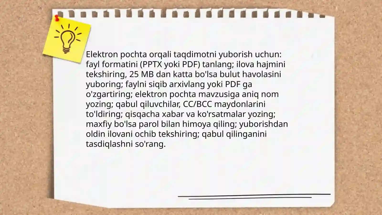Taqdimotni yuborish 3