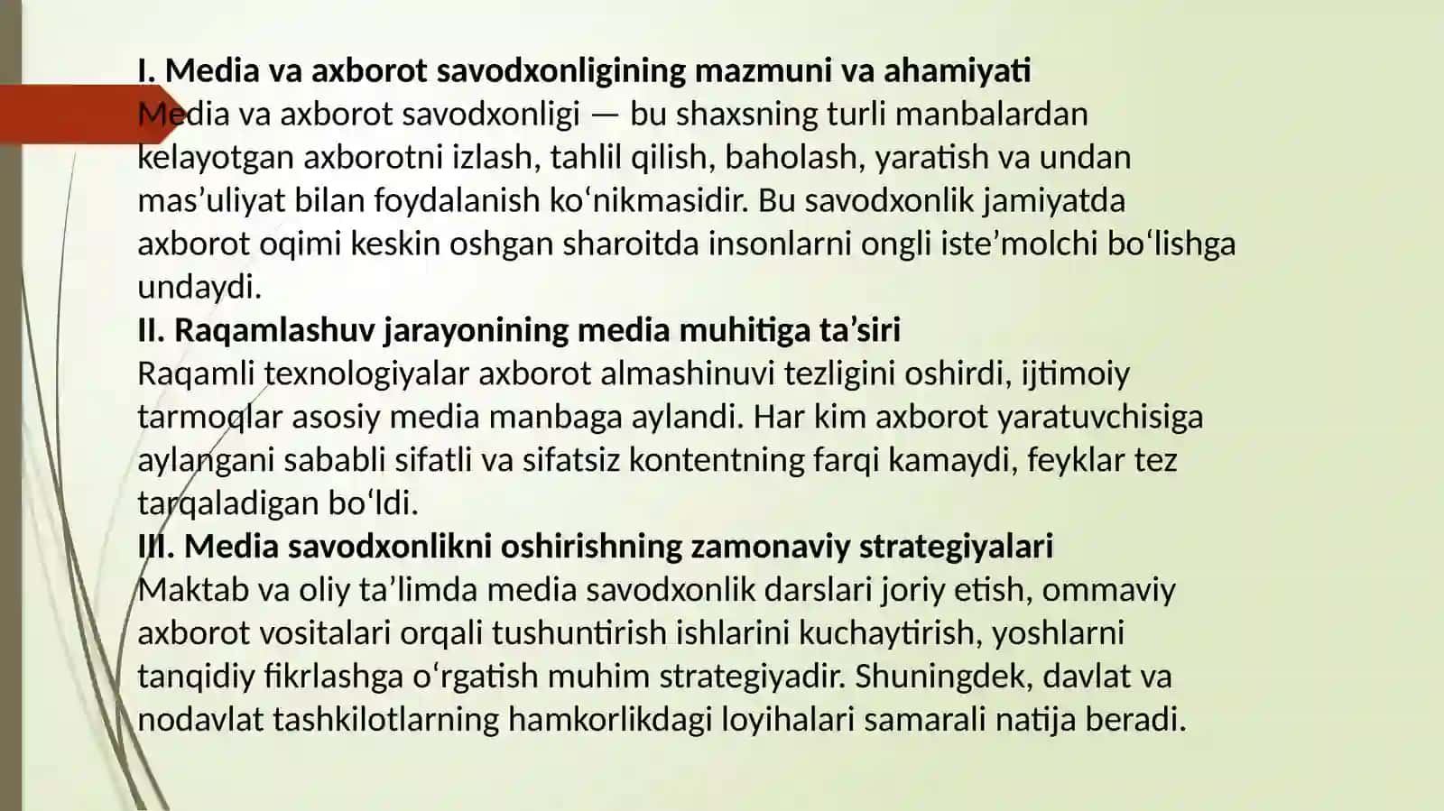 Media va axborot savodxonligi – raqamlashuv davrining asosiy talabi 3