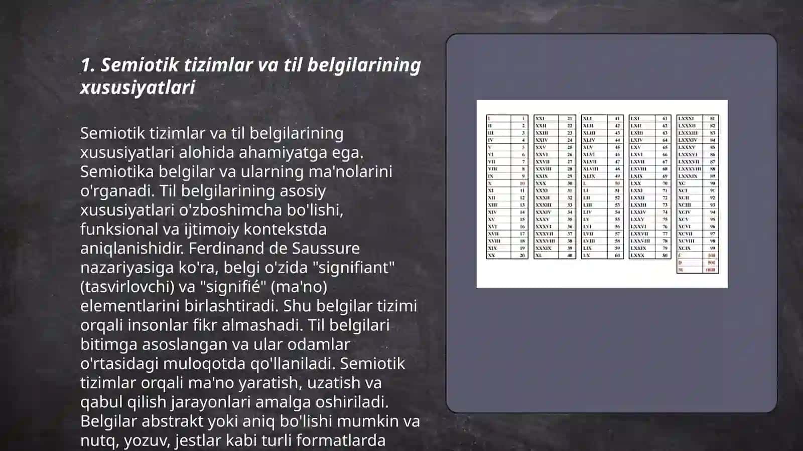 Semiotik tizimlar va til belgilarining xususiyatlari 3