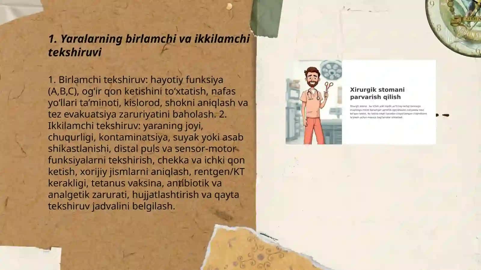 Shikastlangan bemorlarni parvarish qilish asoslari 3