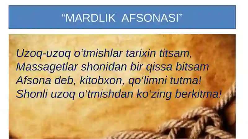 MARDLIK AFSONASI 3