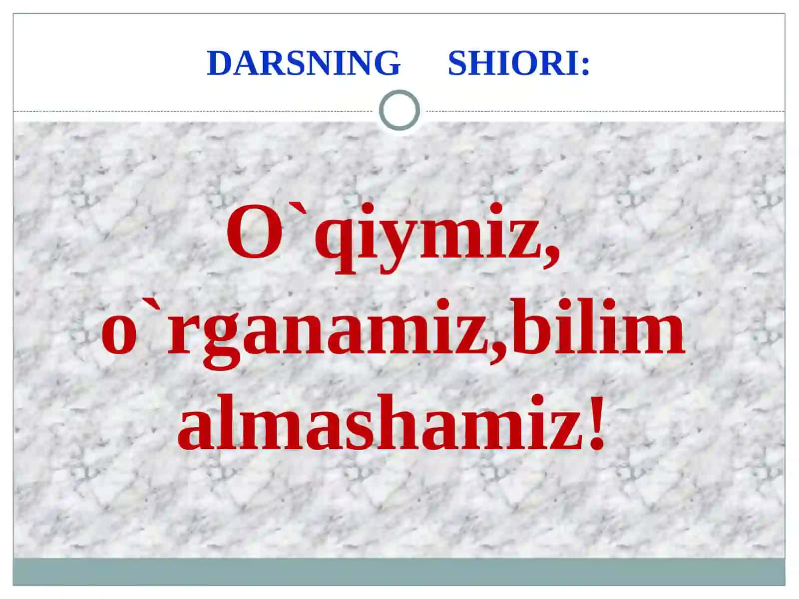 Organizmni chiniqtirish.Teri gigiyenasi 3