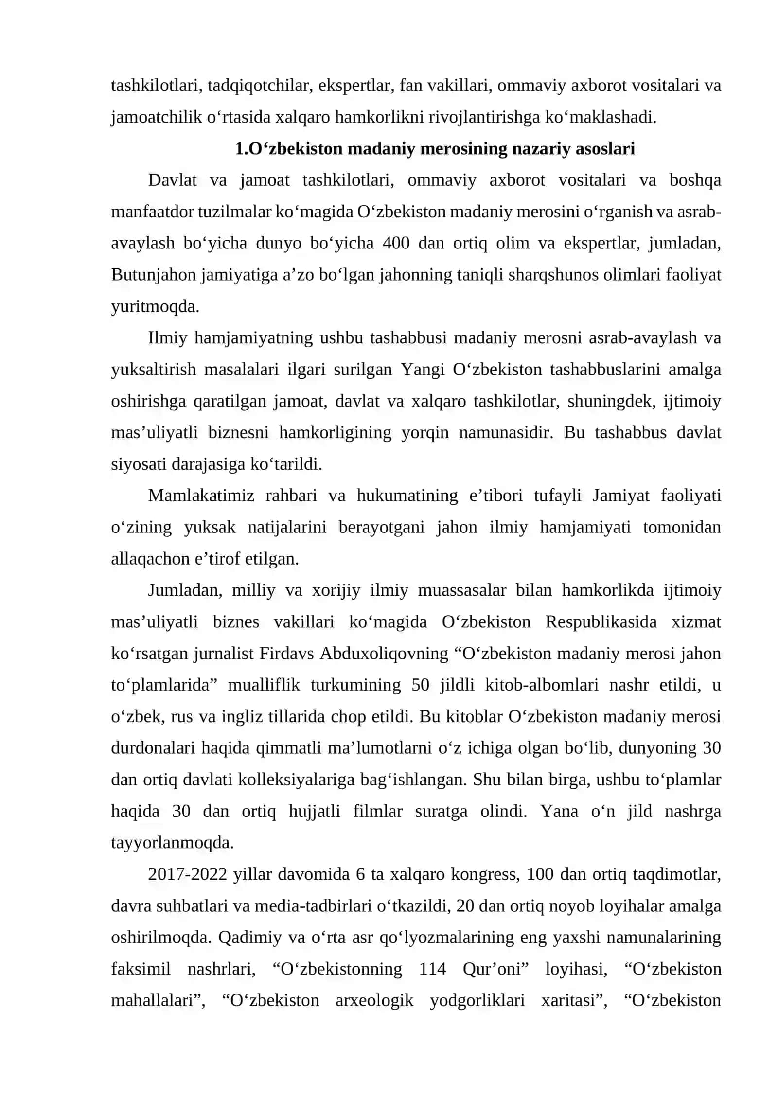 O‘ZBEKISTON MADANIY MEROSINI TIKLASH VA ASRASH SIYOSATI. 3