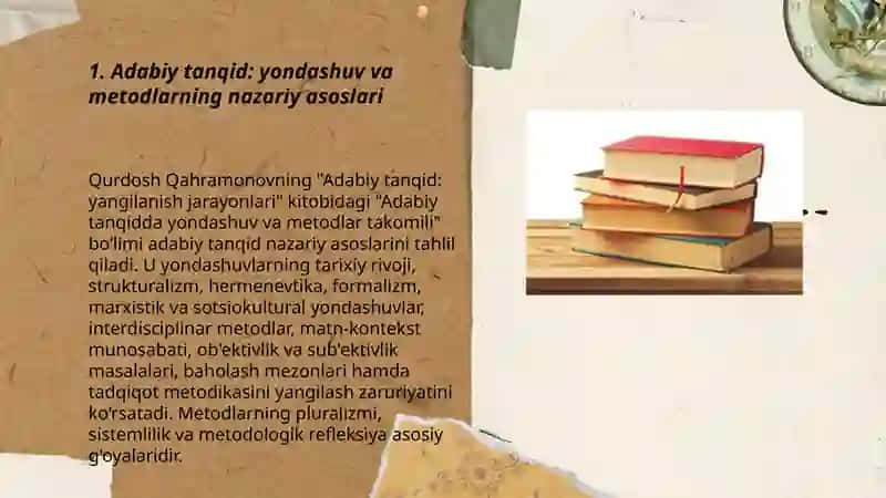 Adabiy tanqid: yangilanish jarayonlari kitobi 3