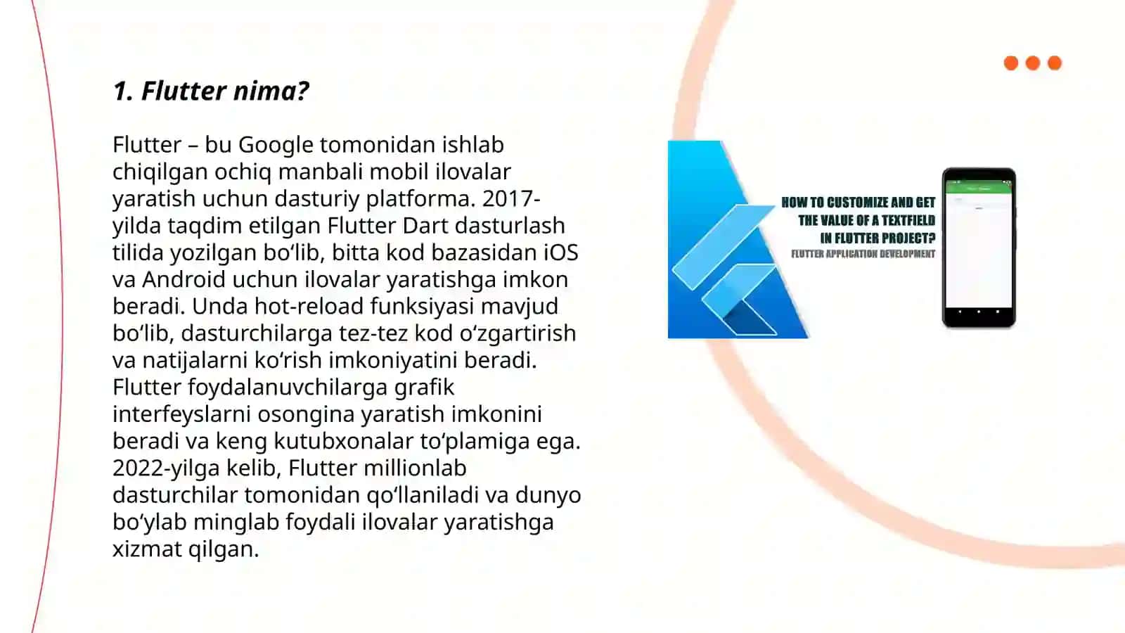 Flutter dasturlash muhiti 3