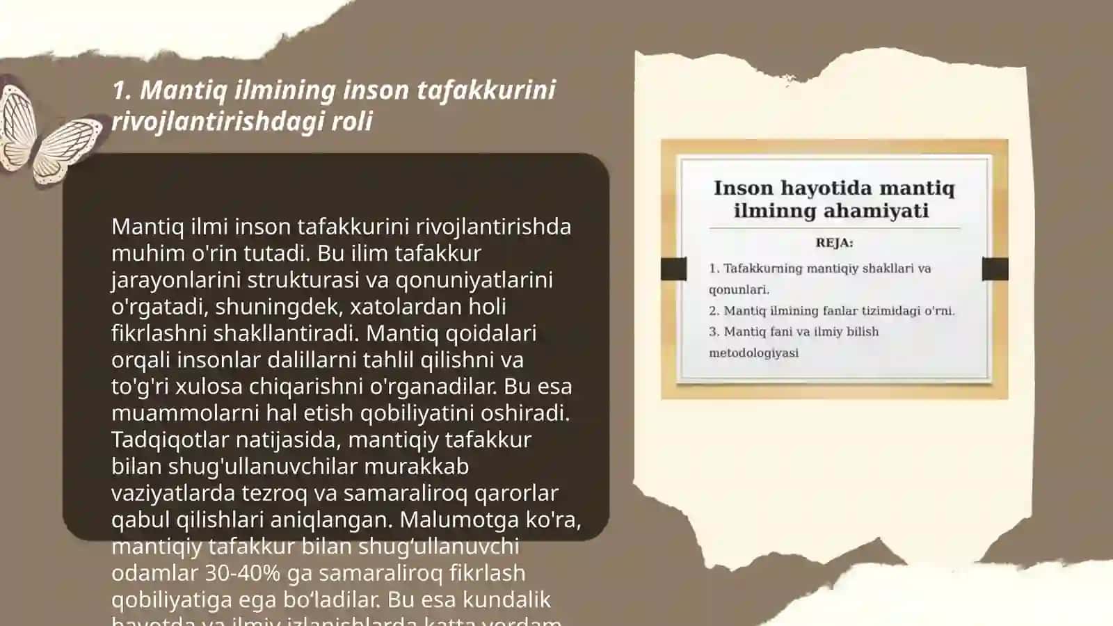 Mantiq ilmi inson hayotida 3