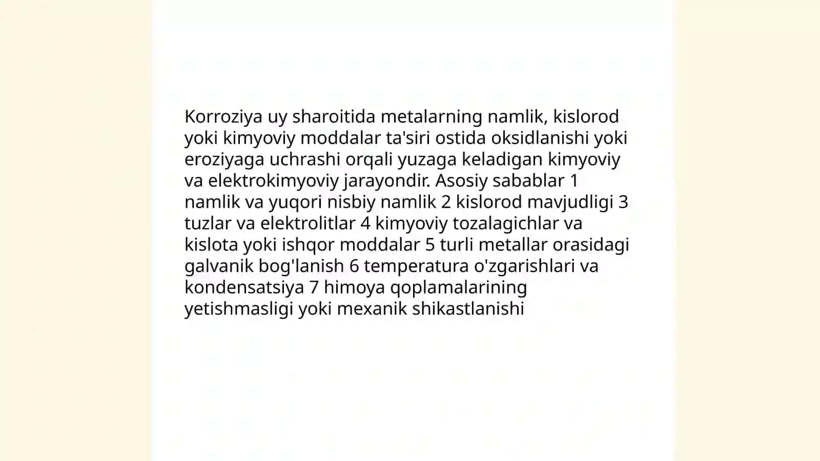 Uyda karroziyani kamaytirish yollari 3