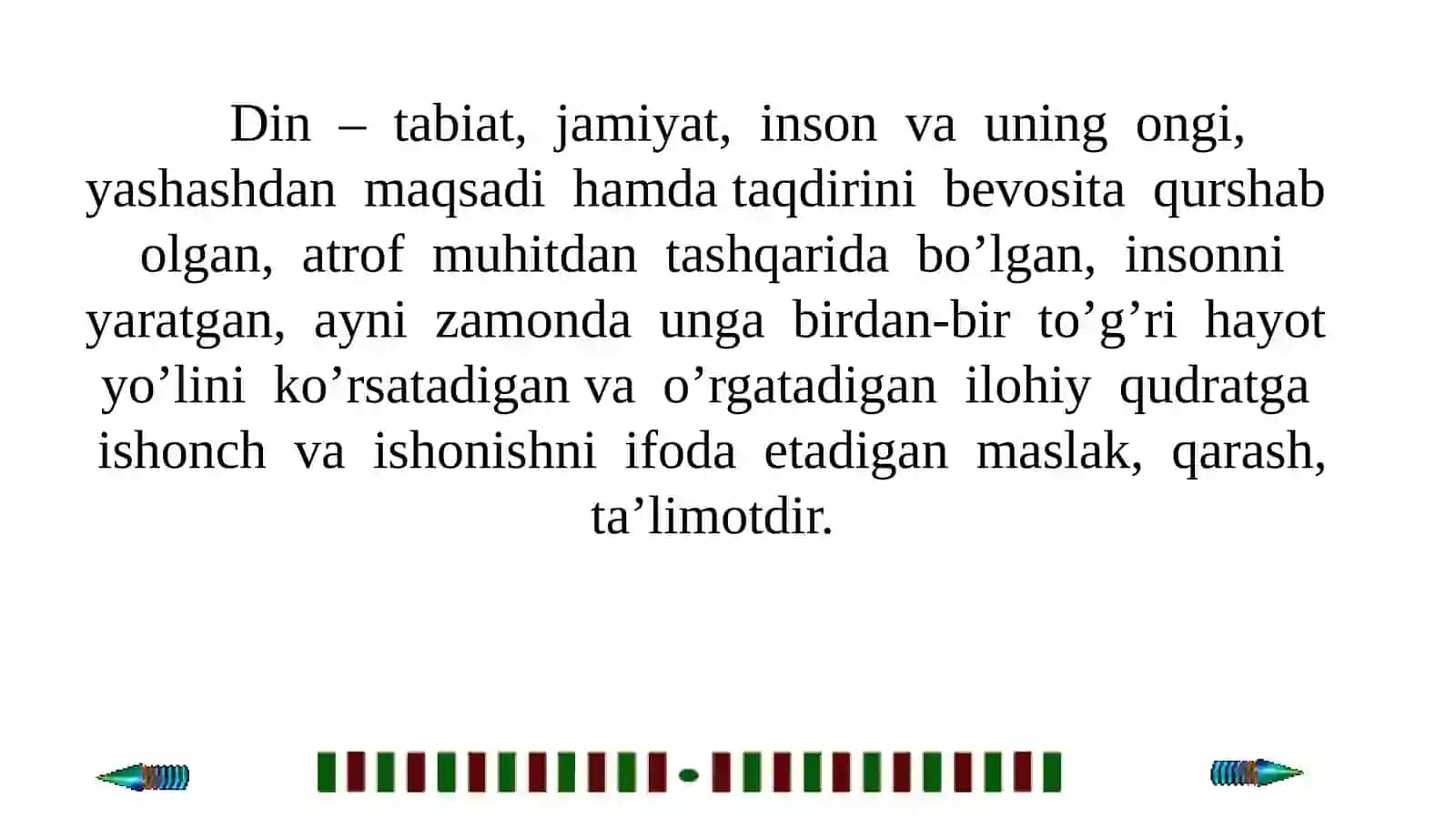 Diniy ta'limotlar xalq pedagogikasining muhim ma'naviy-axloqiy tarbiya vositasi 3