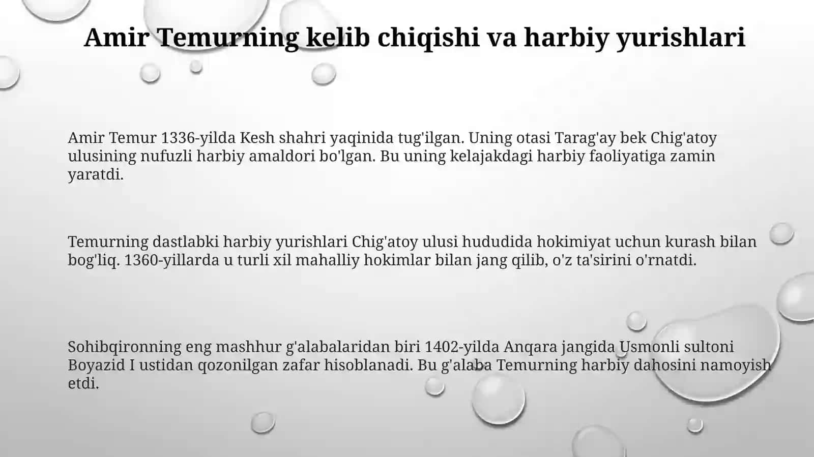 Amir Temur va Temuriylar davlati 3