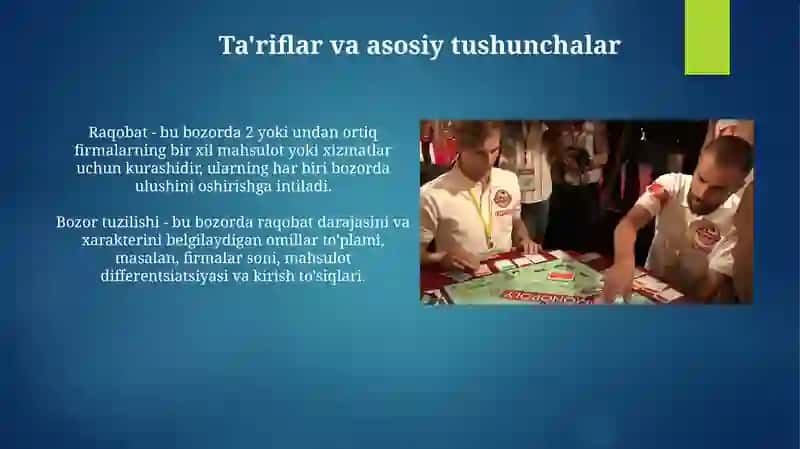 Raqobat va yakkahokimlilik 3
