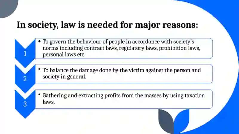Why do we need the law 3