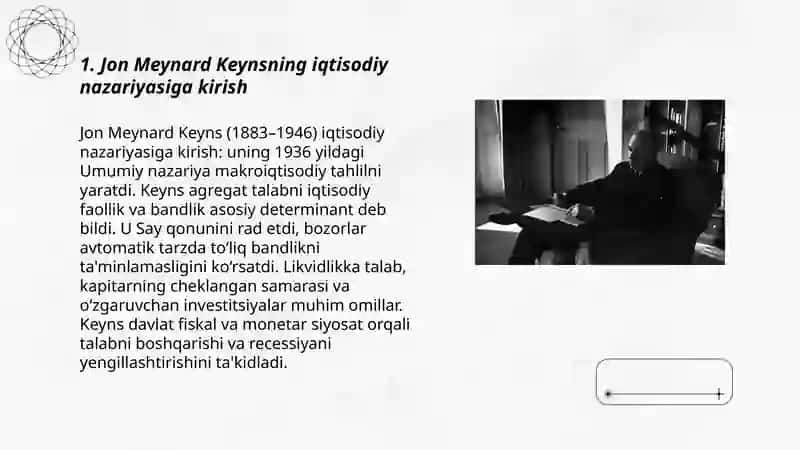 Jon Meynard Keyns ta'limoti va keynschilik 3