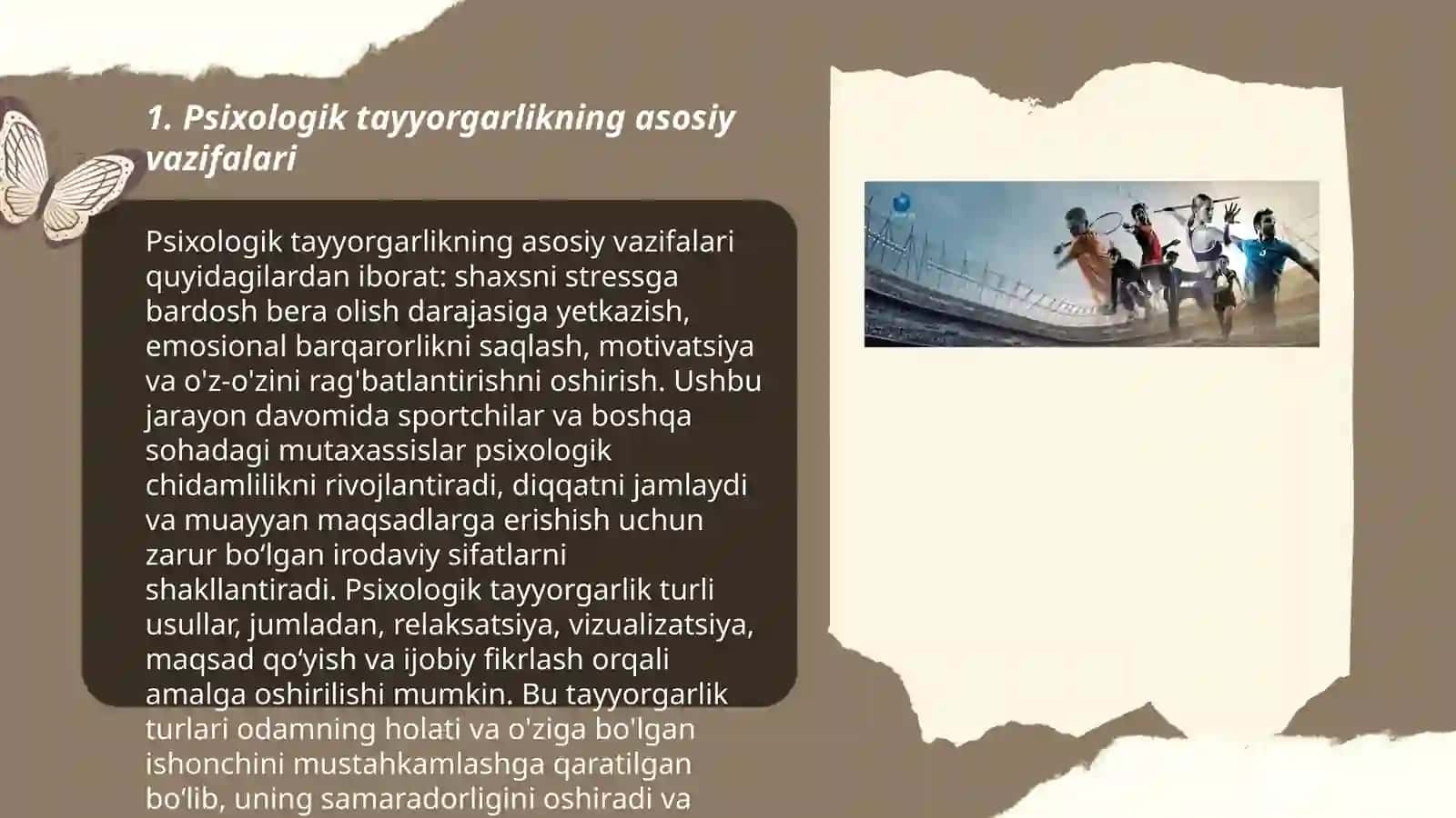 Psixologik tayyorgarlik turlarining vazifalari 3
