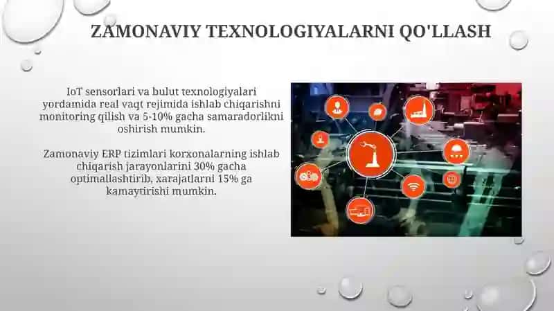 Sanoat korxonalarida ishlab chiqarishni samarali tashkil etish 3