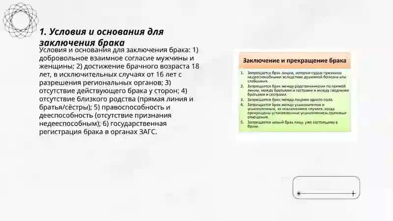 Права и заключения брака 3