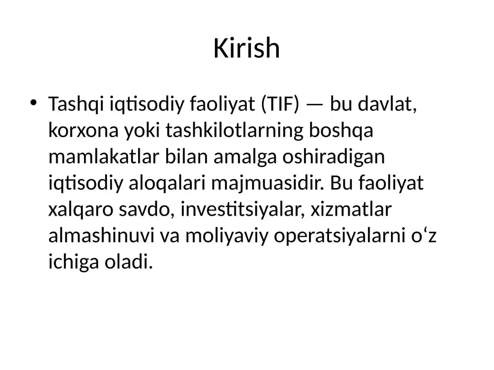 Tashqi iqtisodiy faoliyatni ekonometrik tahlil 3
