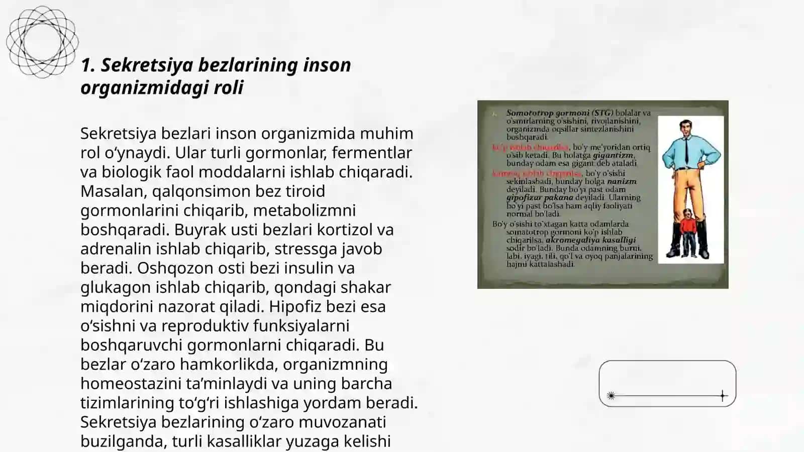 Sekretsiya bezlarining inson hayotidagi ahamiyati 3