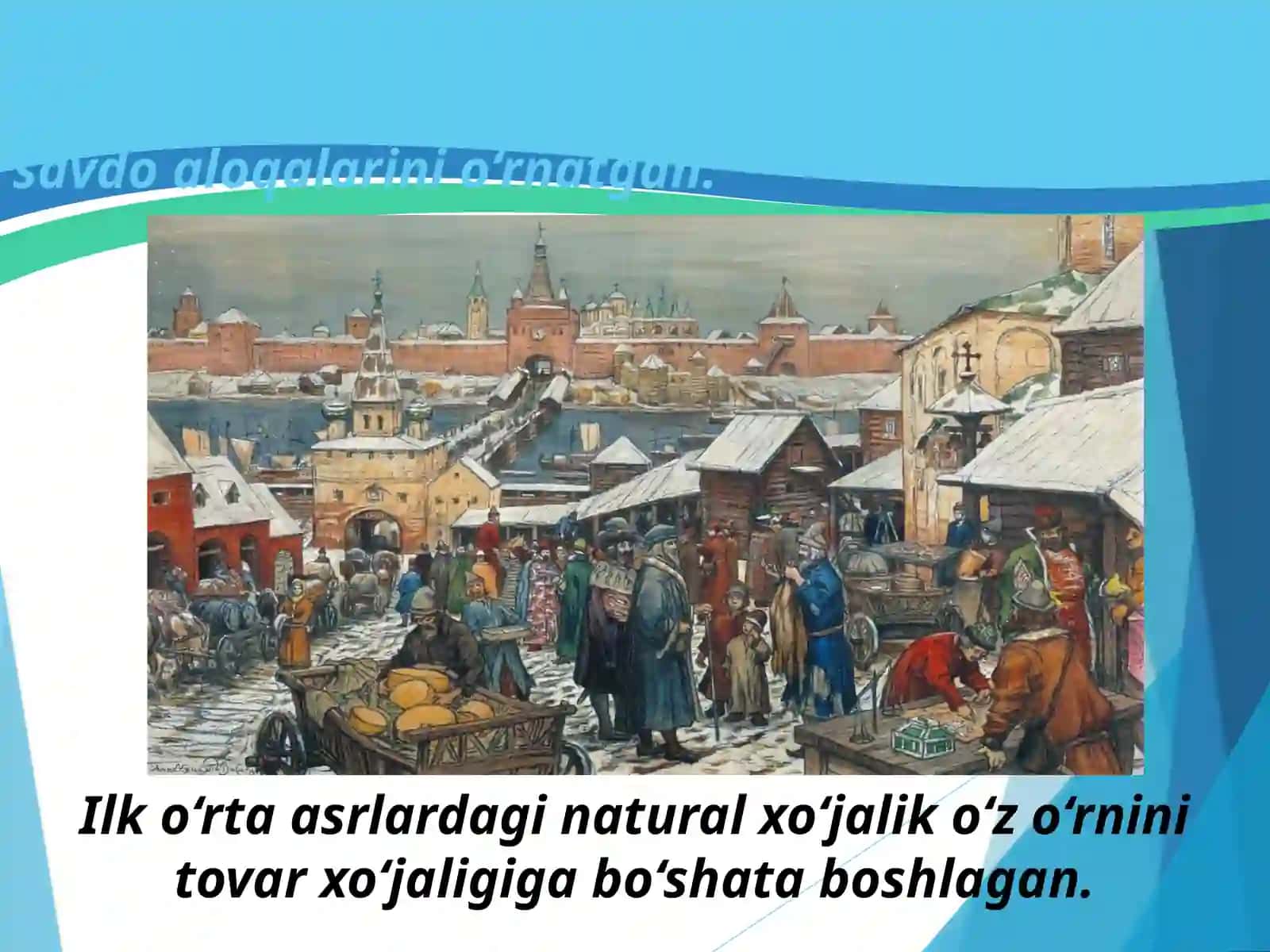 Rivojlangano'rtaasrlardaYevropa va Osiyo davtoi tovarishlabchi qarish 3