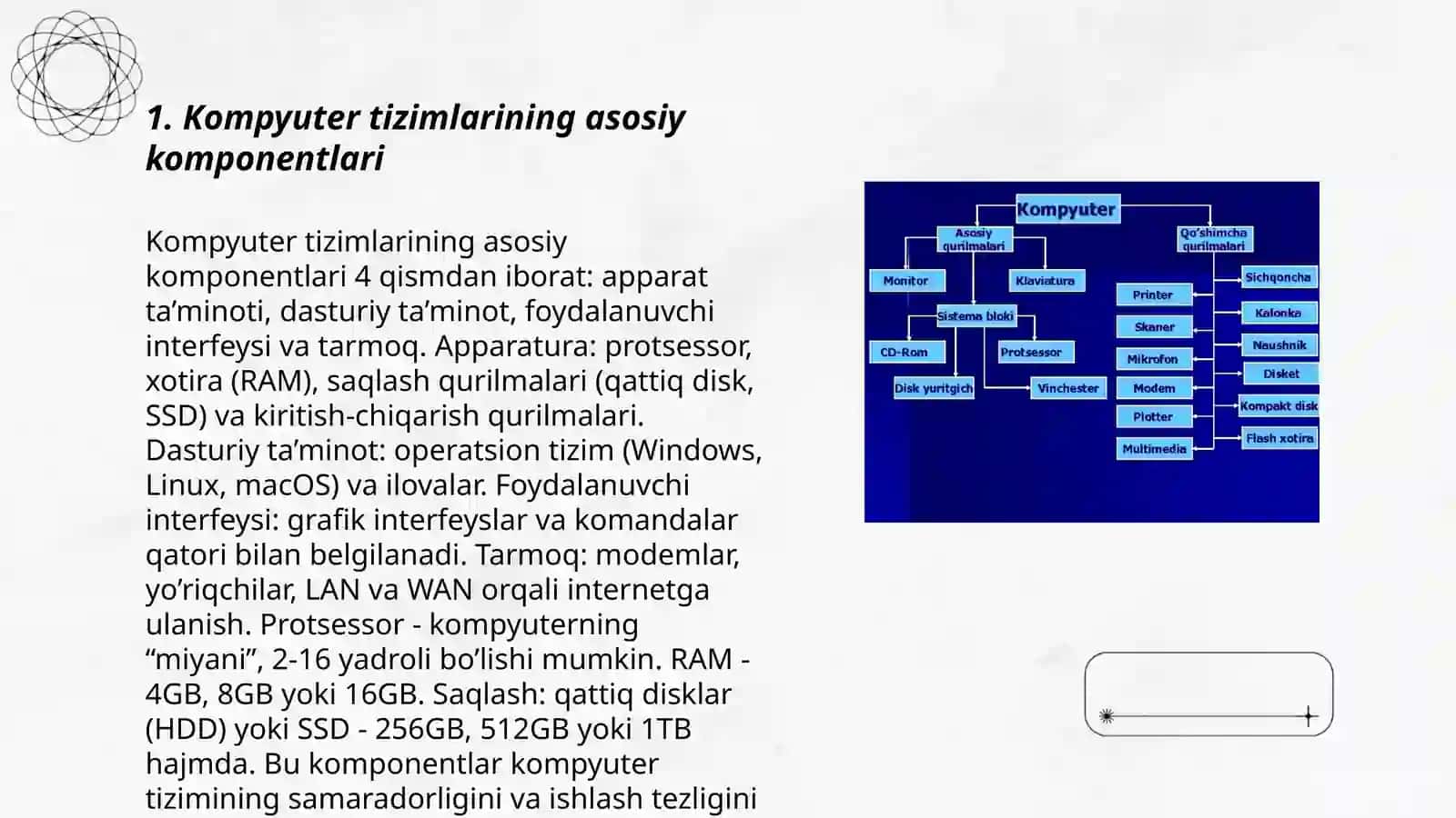 Kompyuter tizimlari va internet texnologiyalarining xizmat turlaridan foydalanishni oʻrganish 3