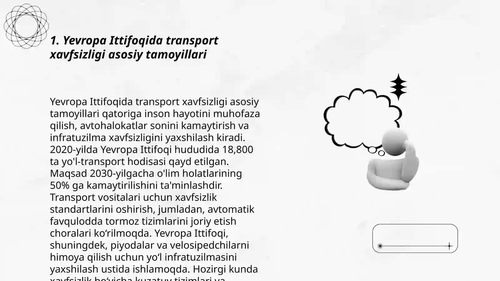 Yevropa Ittifoqi mamlakatlarida transport xavfsizligini rivojlanish tendensiyalari 3