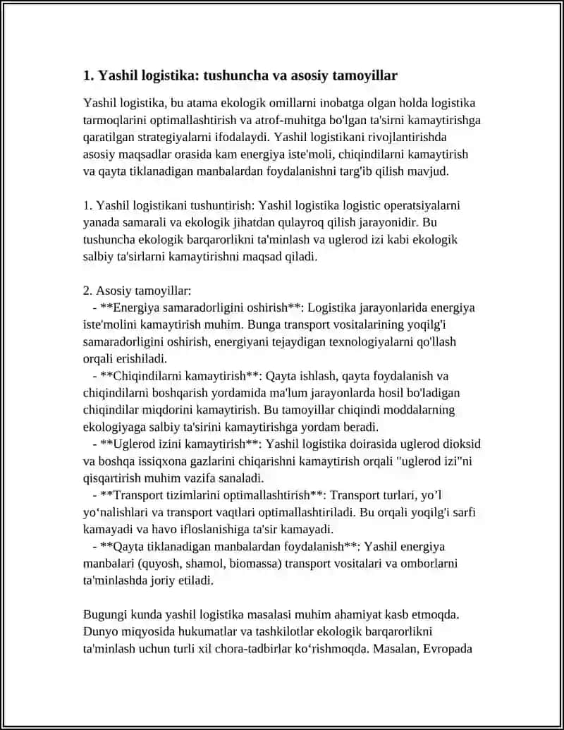 YASHIL LOGISTIKA VA BARQAROR RIVOJLANISH 3
