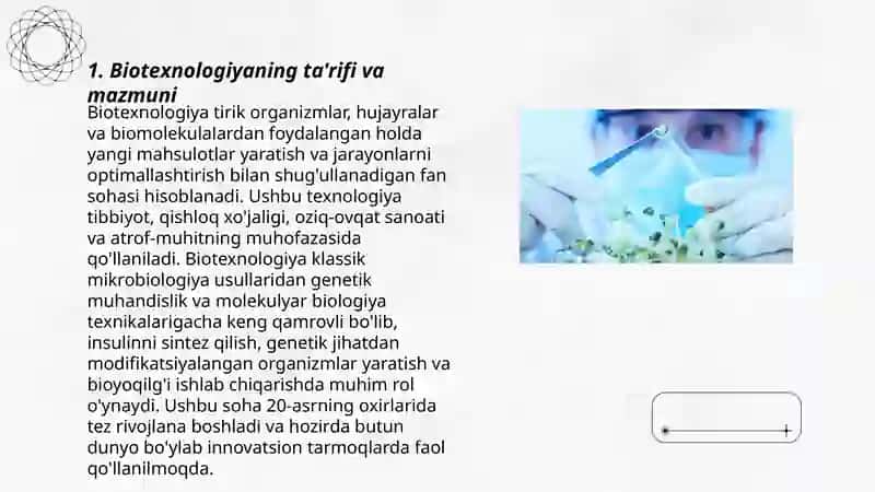 Biotexnologiya fanining mohiyati vazifasi va rivojlanish bosqichlari 3