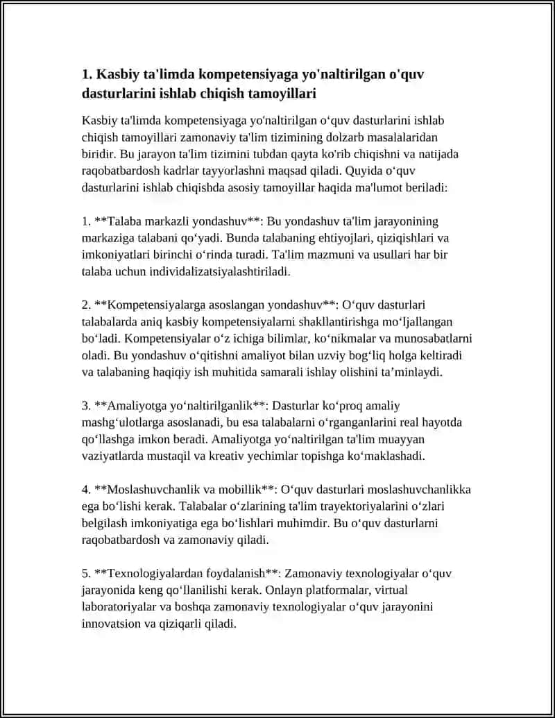KASBIY TA’LIM MAZMUNI VA TEXNOLOGIYALARI 3