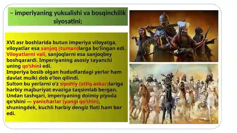USMONIYLAR IMPERIYASI: YUKSALISH, INQIROZ VA ISLOHOT 3