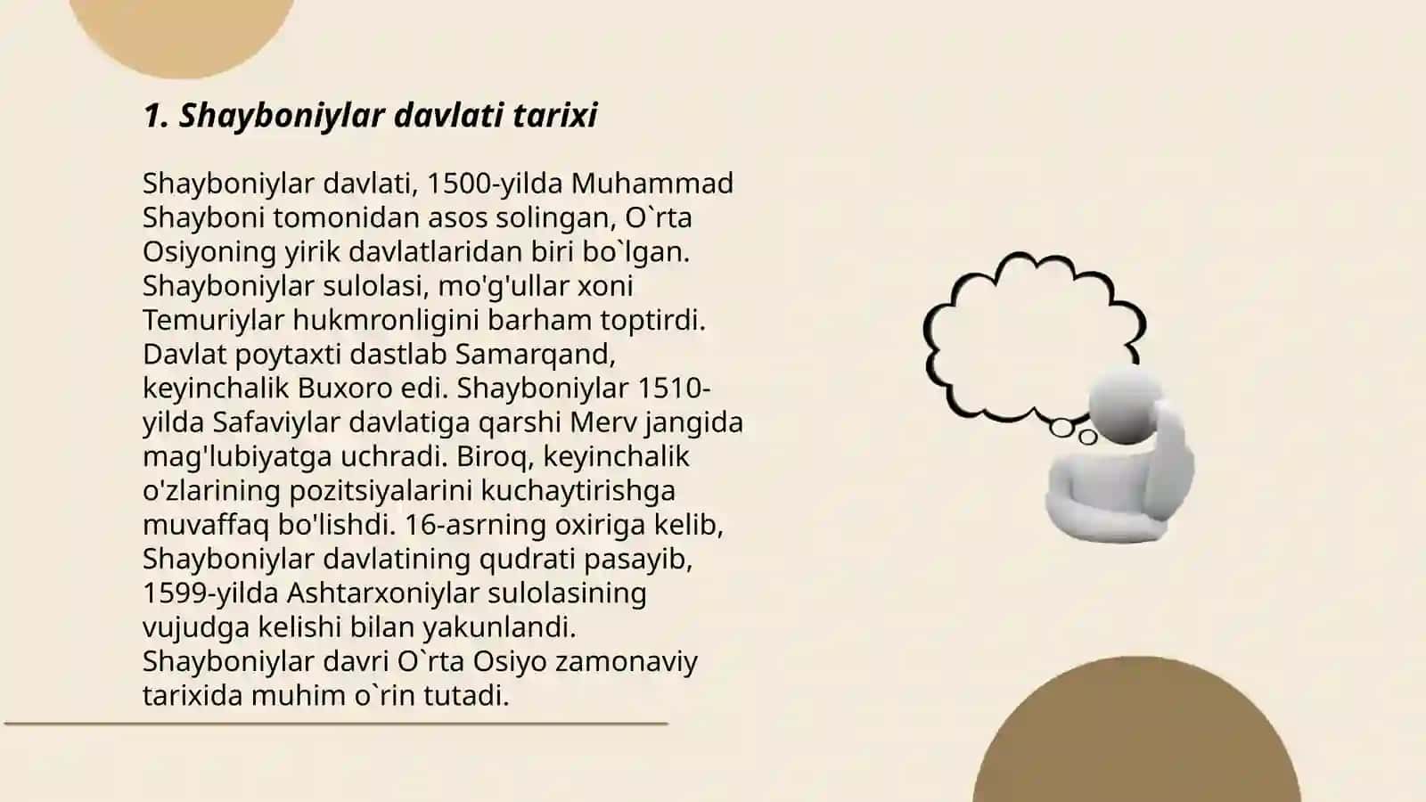 Shayboniylar davlati tarixi 3