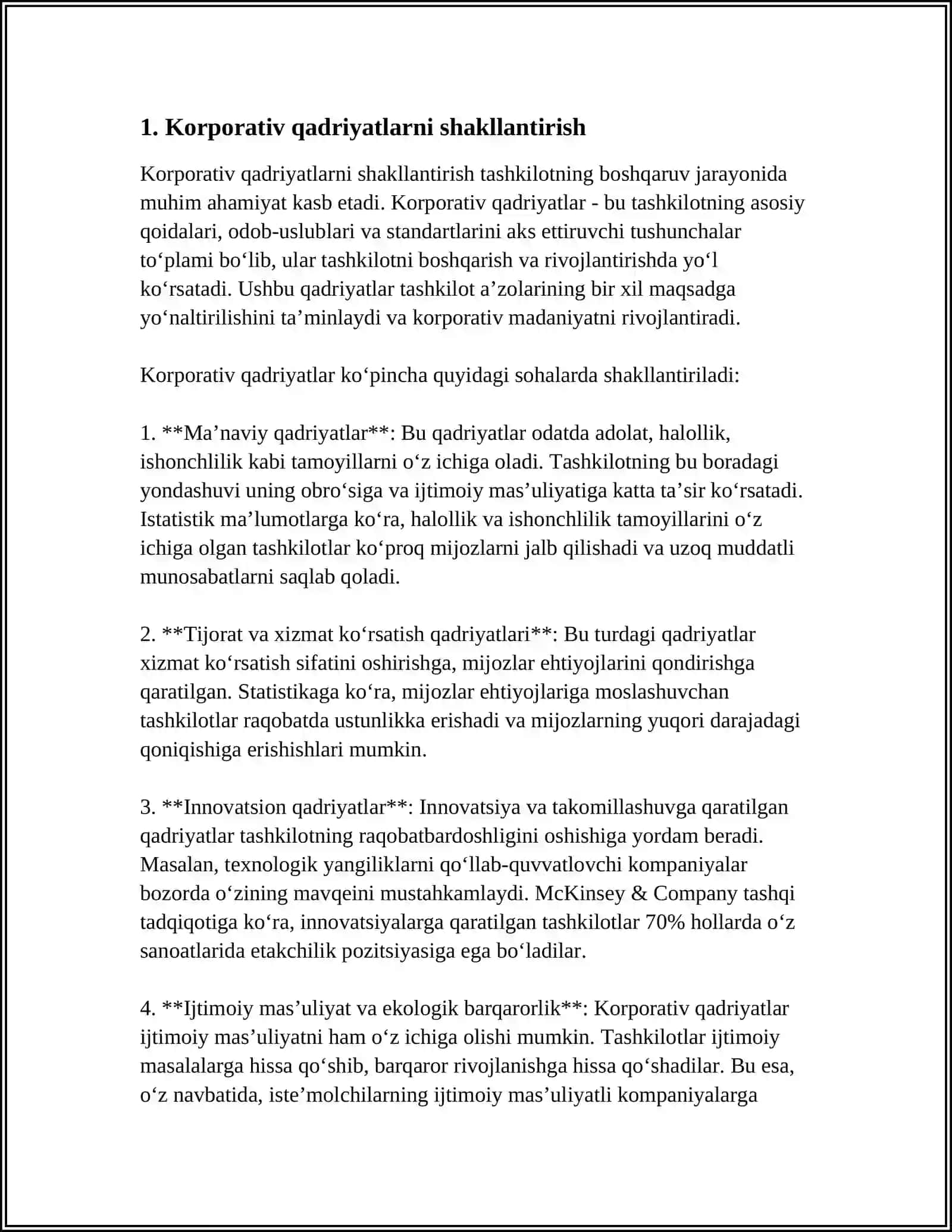 STRATEGIYANI QUVVATLOVCHI KORPORATIV MADANIYAT YARATISH 3
