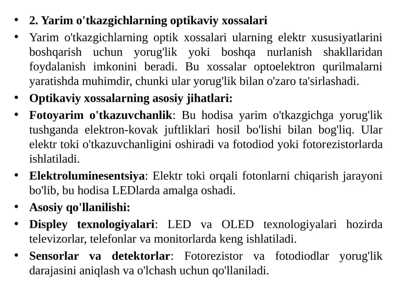 Elektron qurilmalarning aktiv komponentlari 3